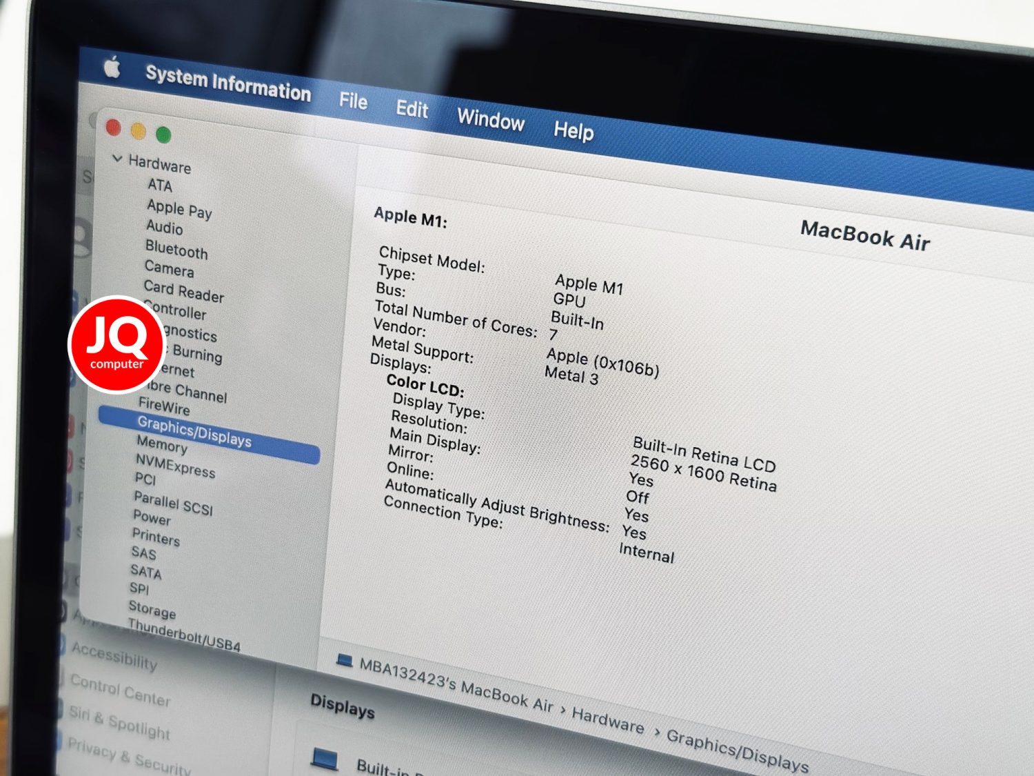 MacBook Air 13" Apple M1, 2020 - Image 9
