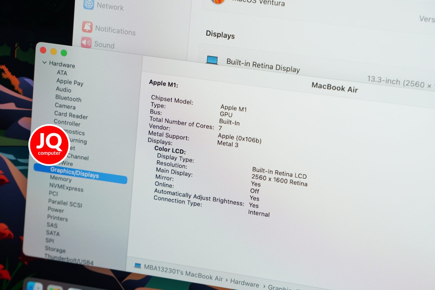 MacBook Air 13" Apple M1, 2020 (Apple Care+) - Image 8