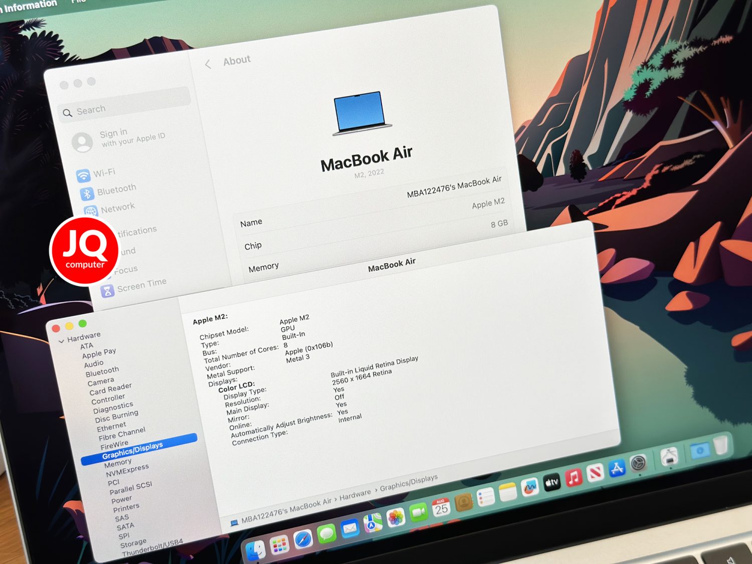 MacBook Air 13" Apple M2, 2022 - Image 5