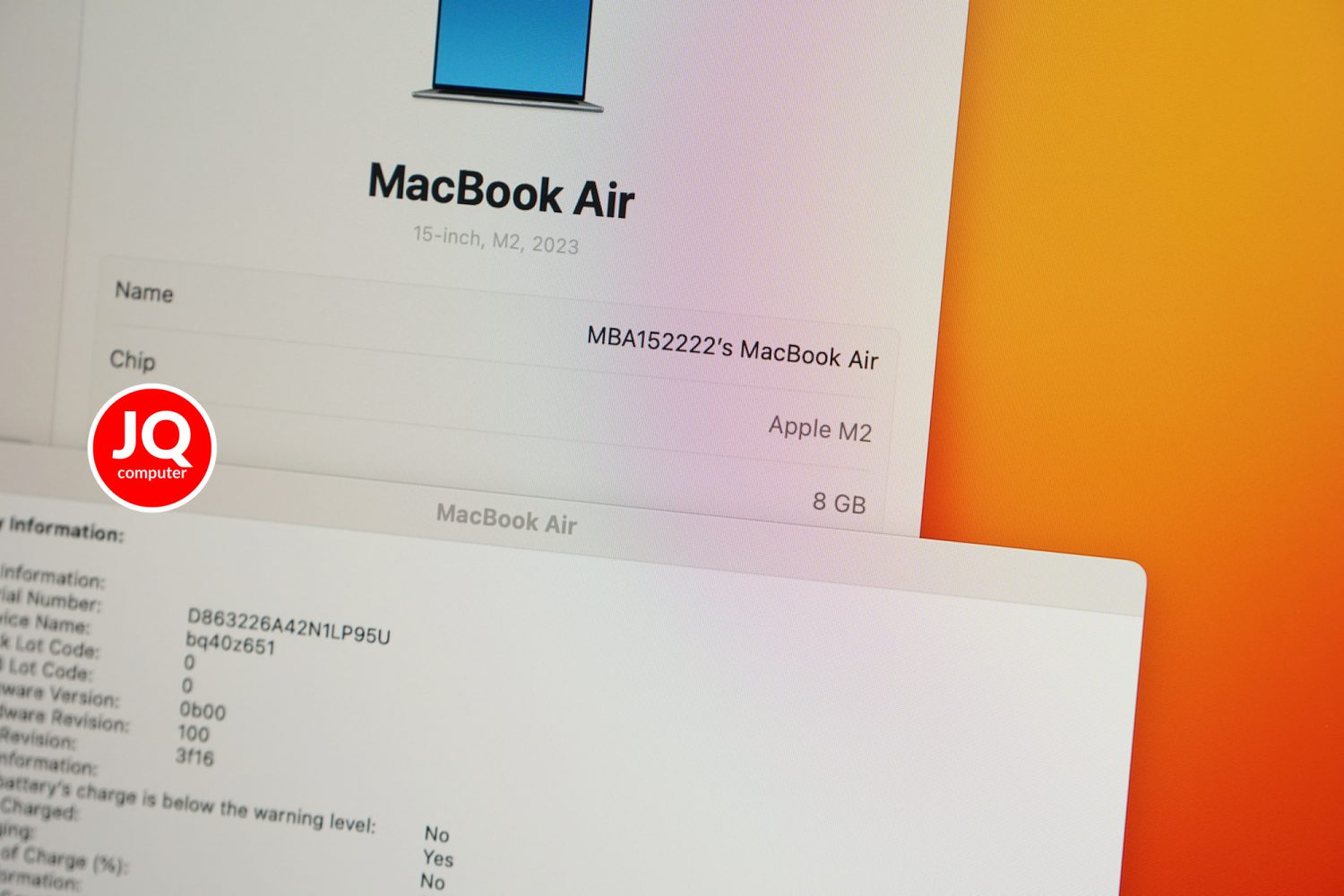 MacBook Air 15" Apple M2, 2023 - Image 6