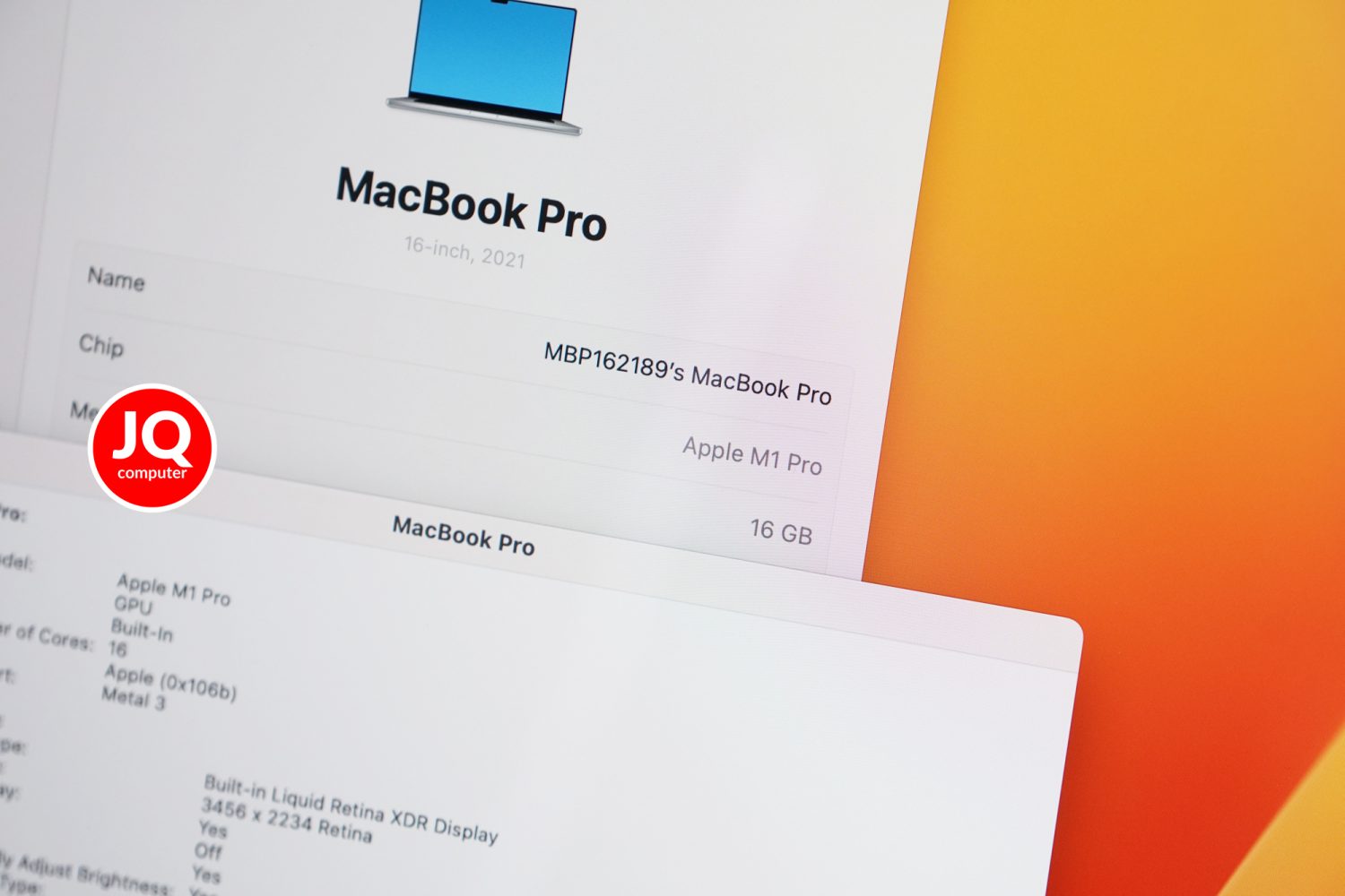 MacBook Pro 16" M1 Pro, 2021 (TOPSPEC) - Image 6