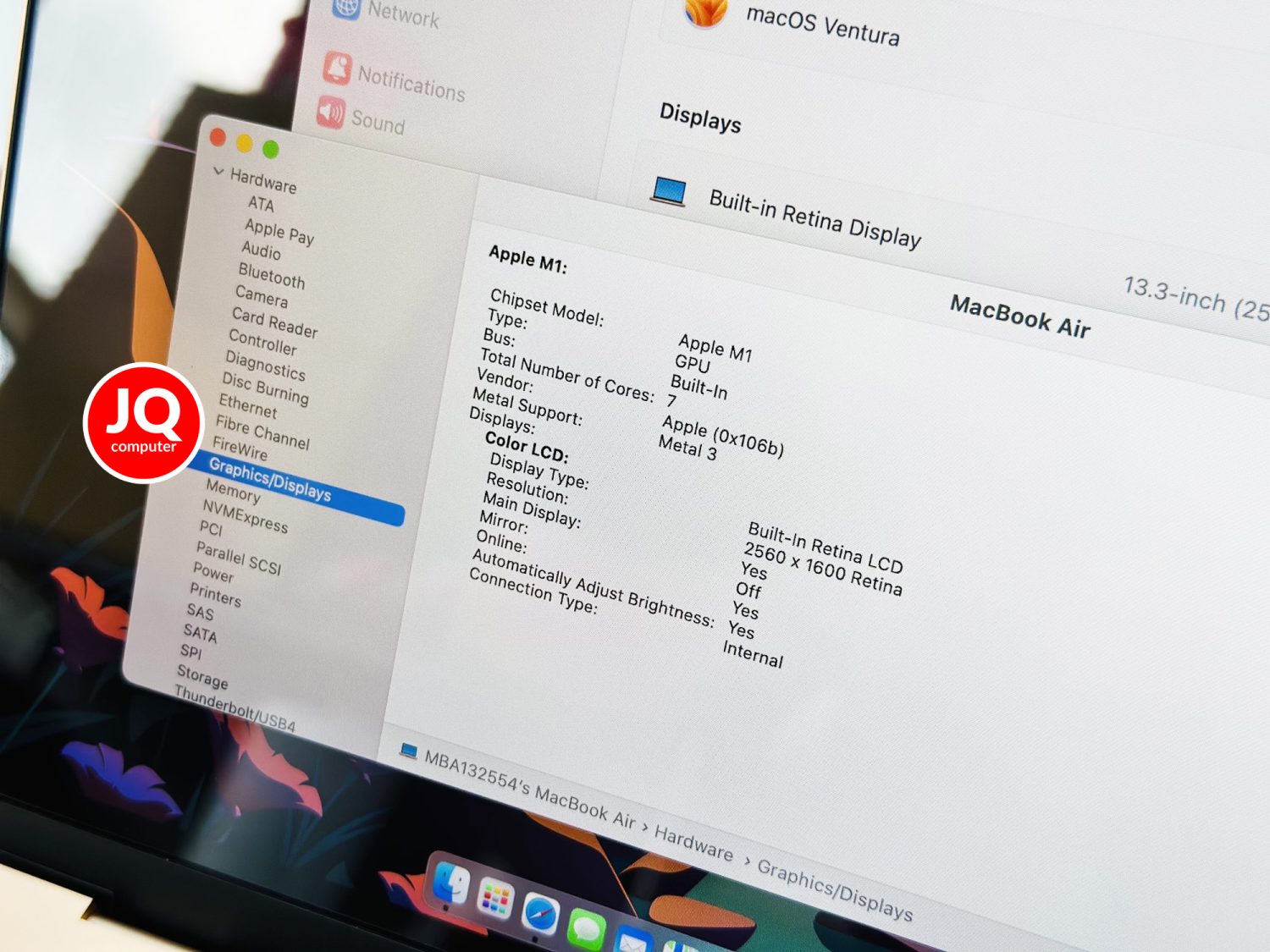 MacBook Air 13" Apple M1, 2020 - Image 8