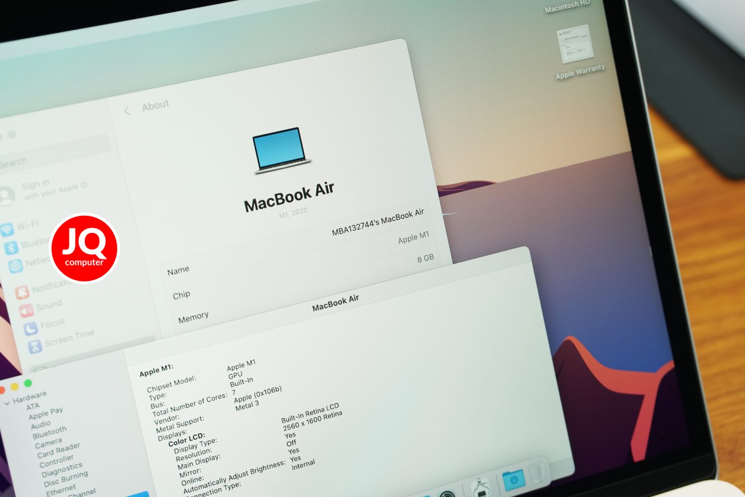 MacBook Air 13" Apple M1, 2020 - Image 5