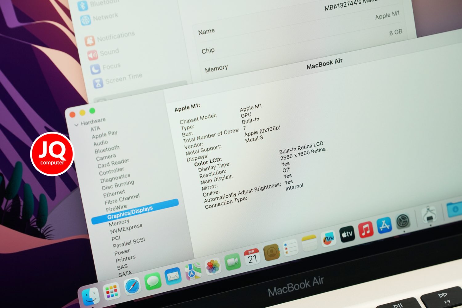MacBook Air 13" Apple M1, 2020 - Image 6