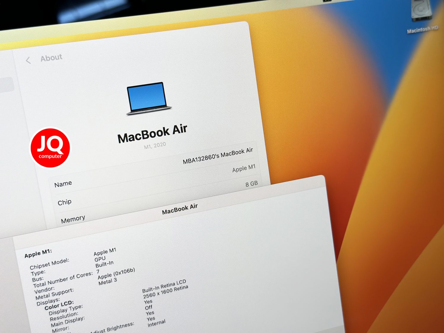 MacBook Air 13" Apple M1, 2020 - Image 6