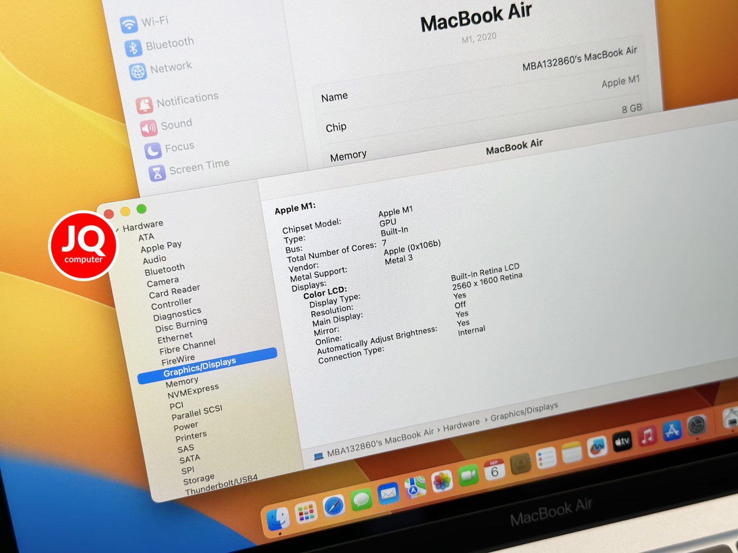 MacBook Air 13" Apple M1, 2020 - Image 7