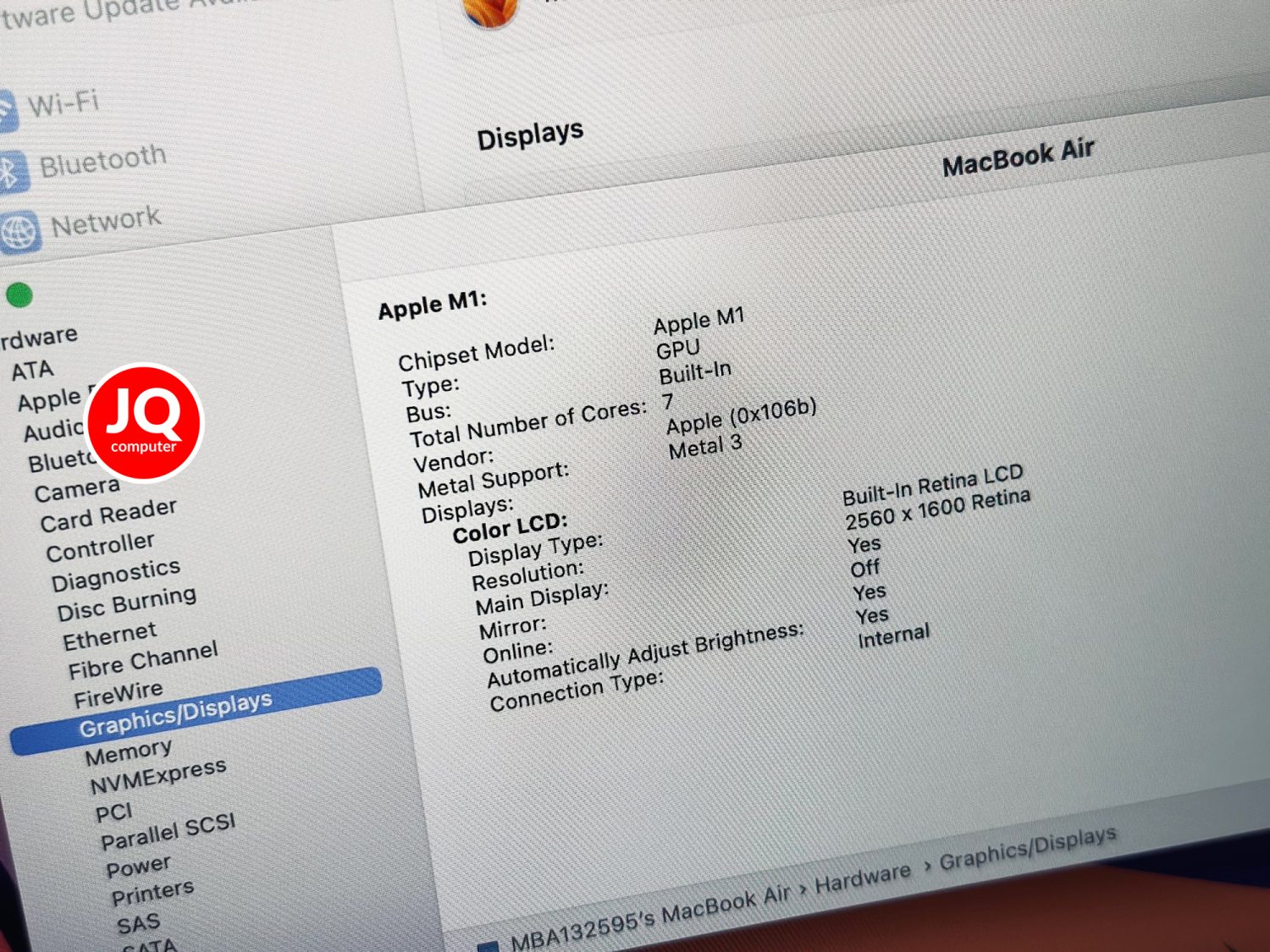 MacBook Air 13" Apple M1, 2020 - Image 8