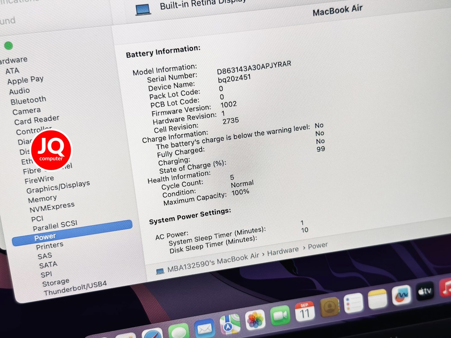 MacBook Air 13" Apple M1, 2020 - Image 8