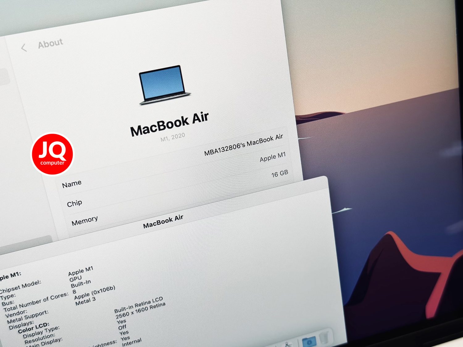 MacBook Air 13" Apple M1, 2020 (CTO) - Image 6