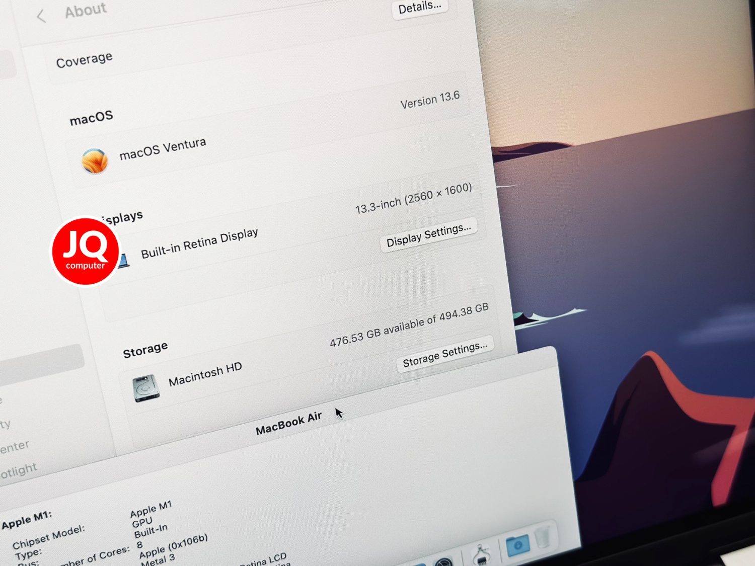 MacBook Air 13" Apple M1, 2020 (CTO) - Image 8
