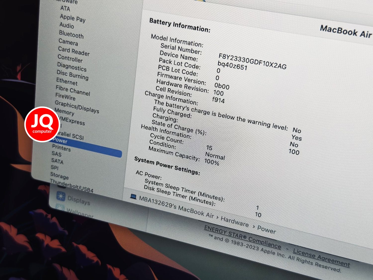 MacBook Air 13" Apple M2, 2022 - Image 9