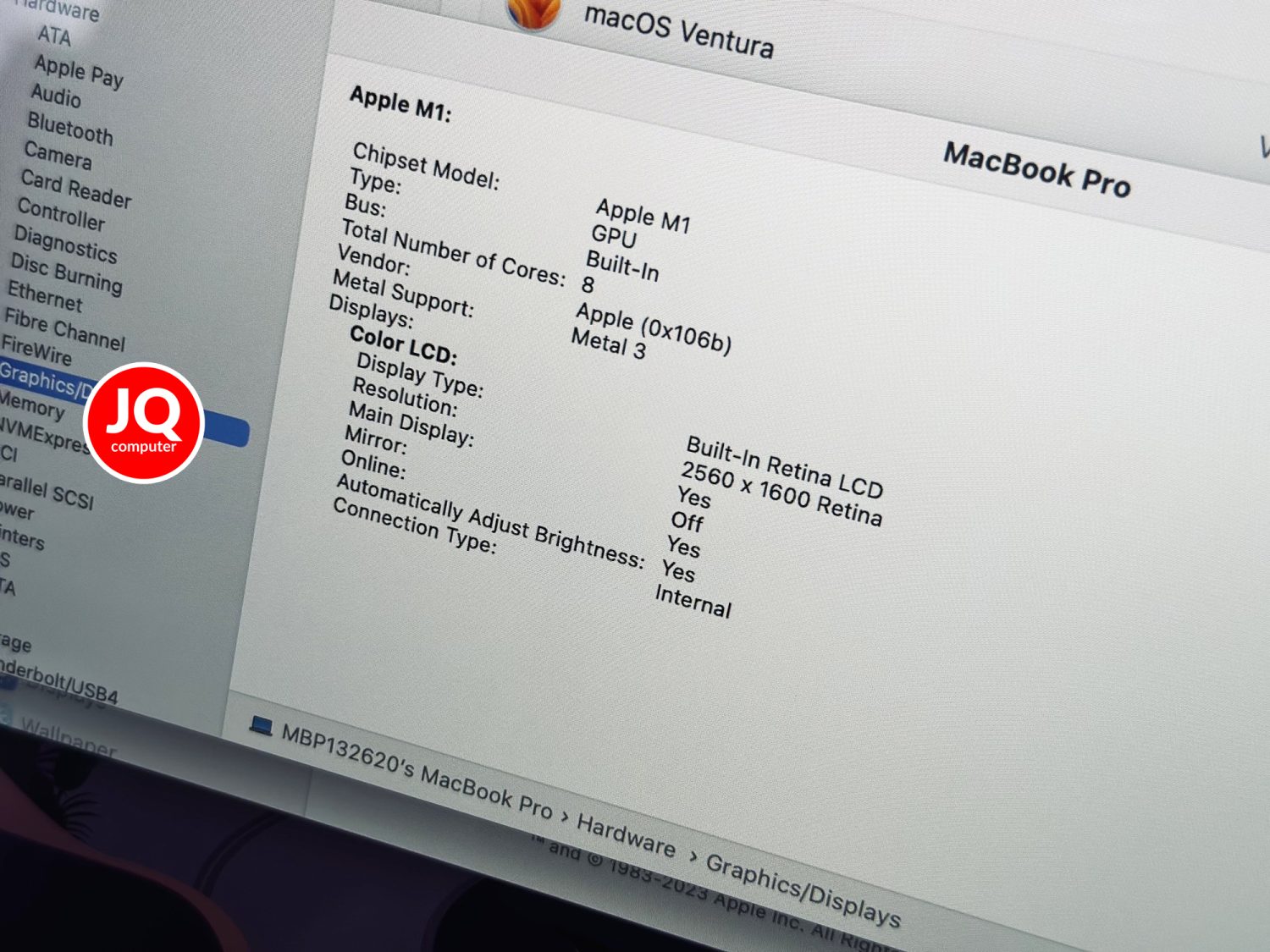 MacBook Pro 13" Apple M1, 2020 - Image 8
