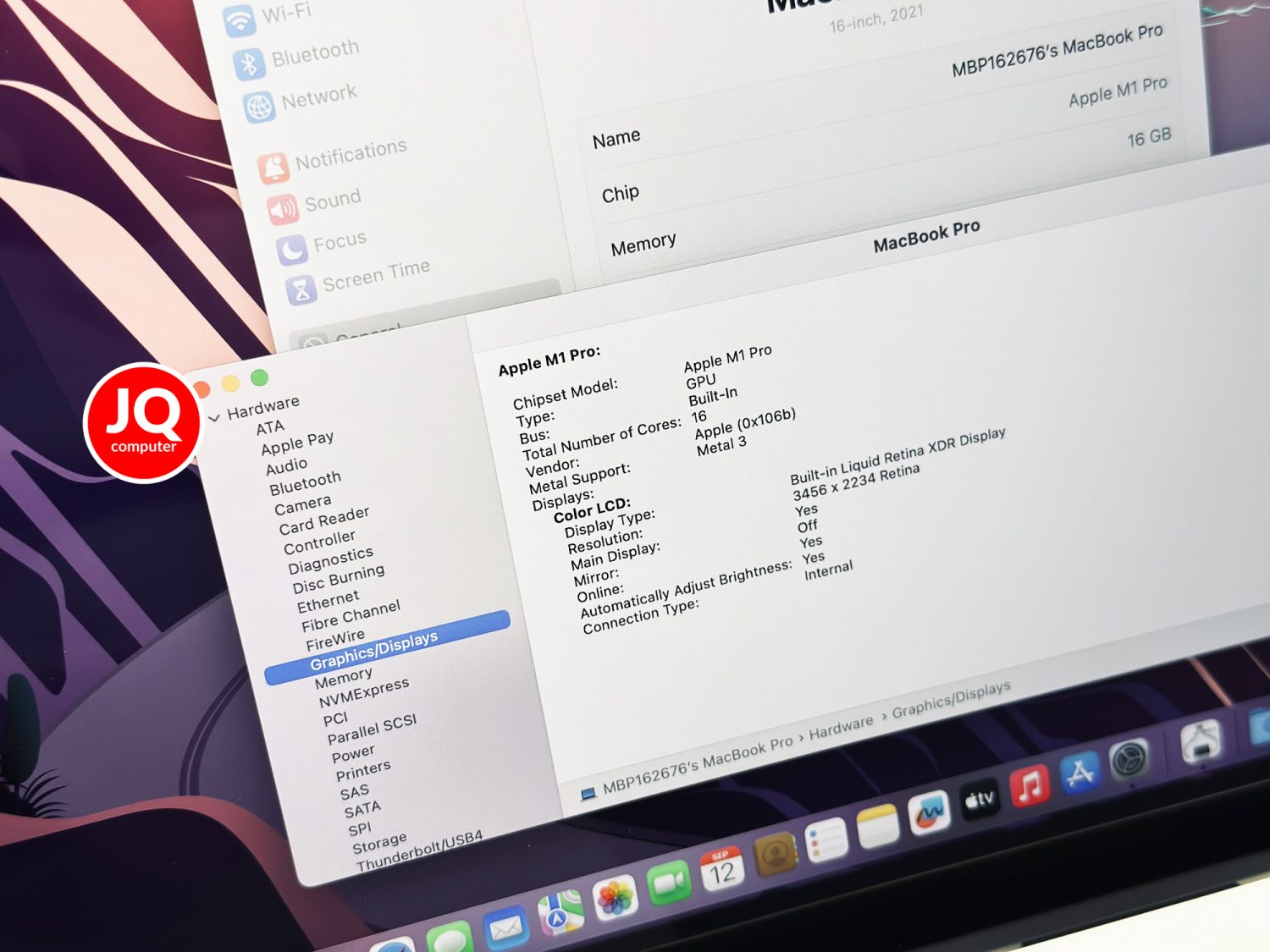 MacBook Pro 16" Apple M1 Pro, 2021 - Image 7