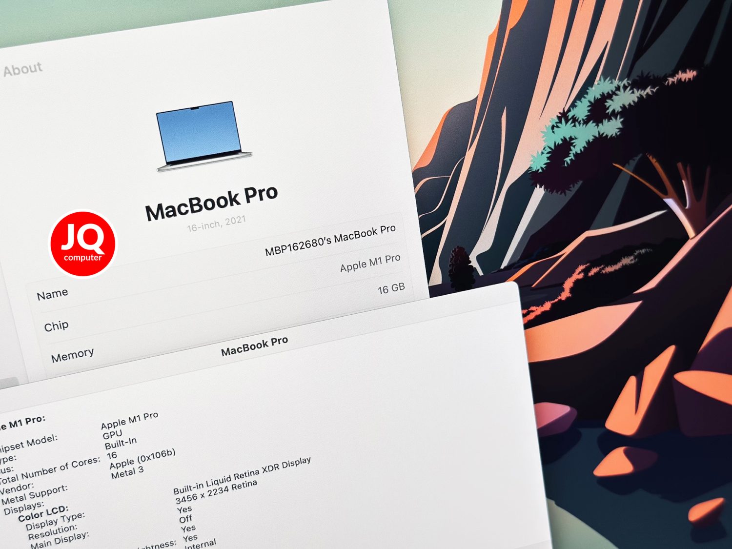 MacBook Pro 16" Apple M1 Pro, 2021 - Image 6