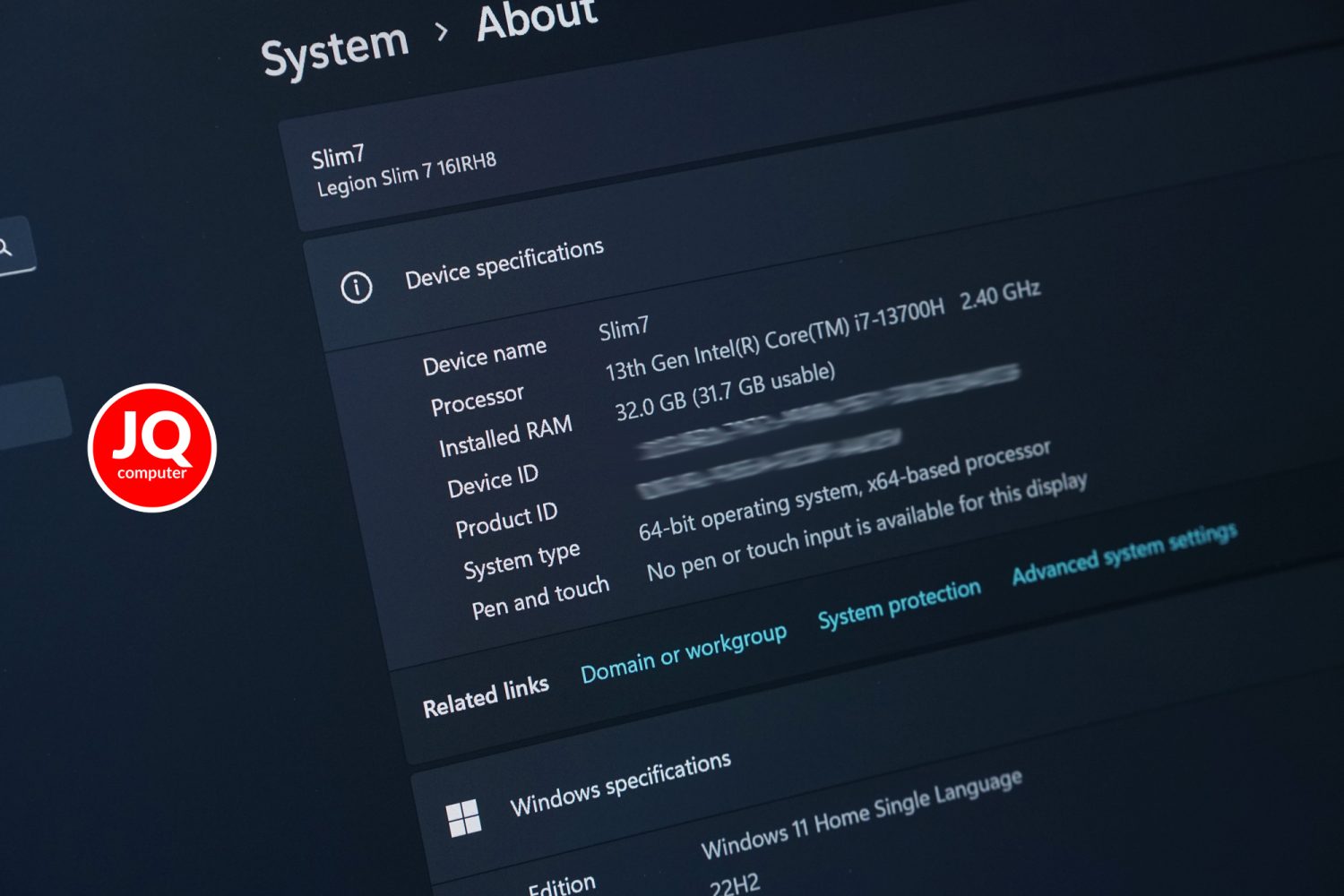 Lenovo Legion S7 (16IRH8) - Image 6