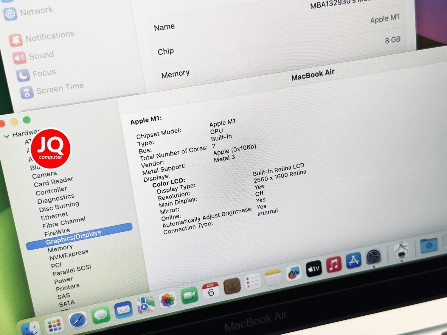 MacBook Air 13" Apple M1, 2020 - Image 8