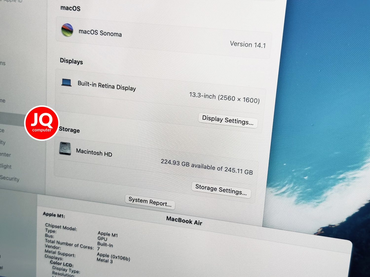 MacBook Air 13" Apple M1, 2020 - Image 8