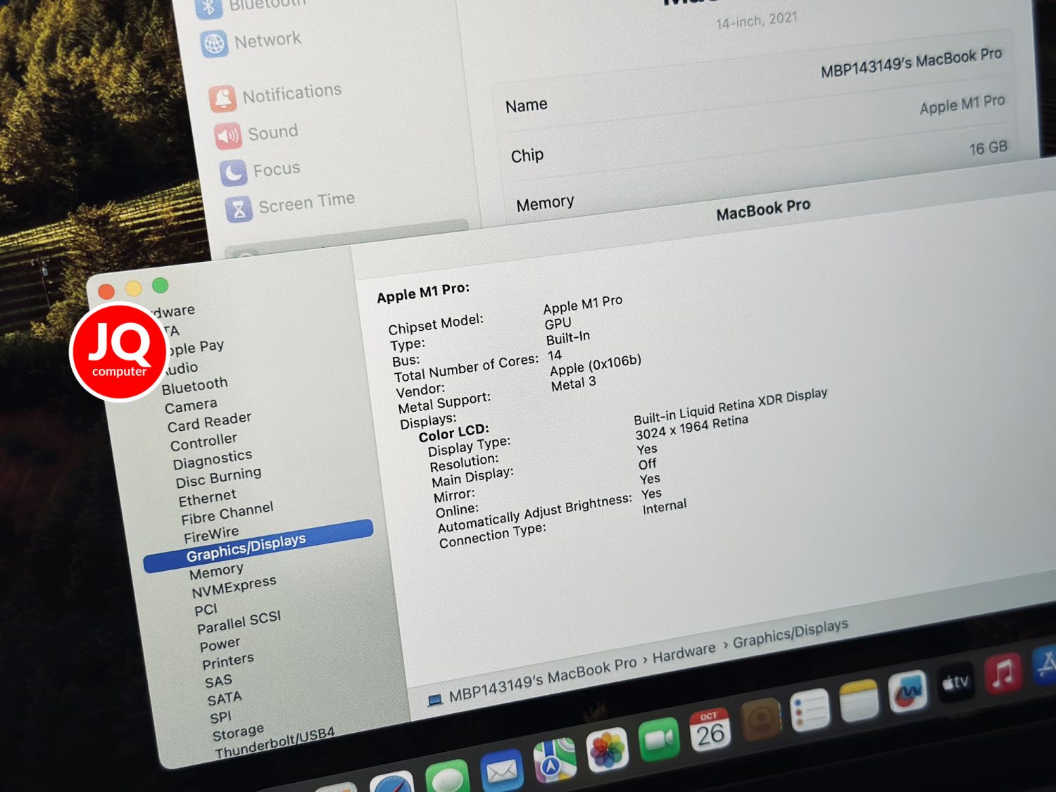 MacBook Pro 14" Apple M1 Pro, 2021 - Image 9