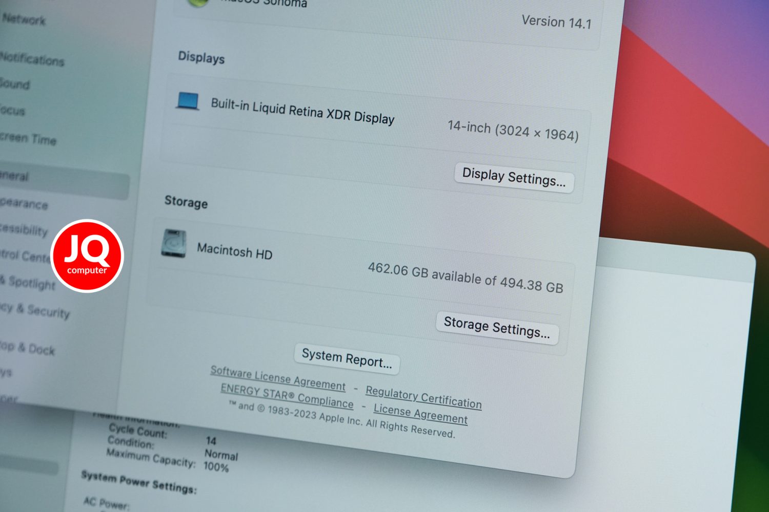MacBook Pro 14" Apple M1 Pro, 2021 (Apple Care+) - Image 9