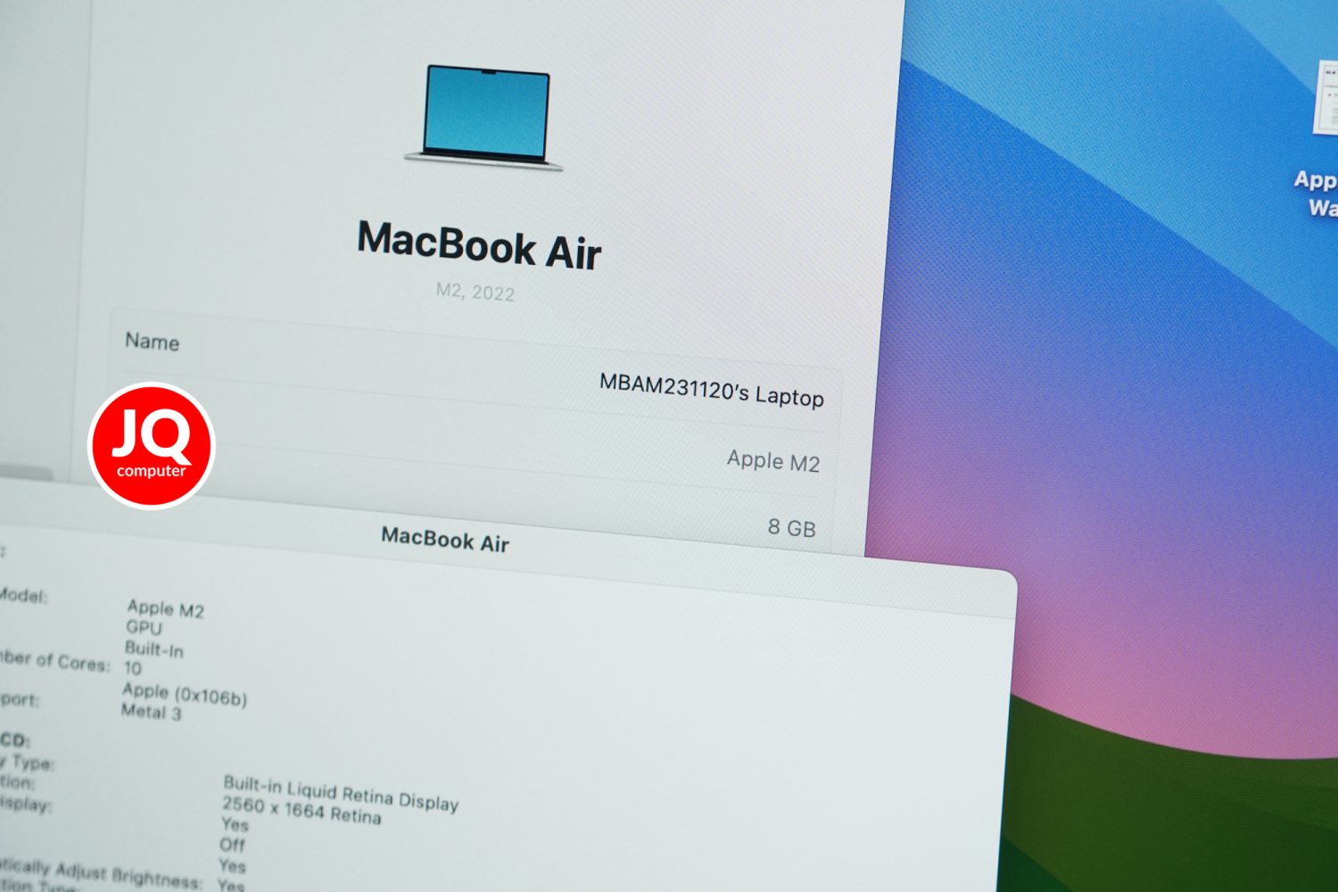 MacBook Air 13" M2, 2022 (Top Spec & Apple Care+) - Image 4