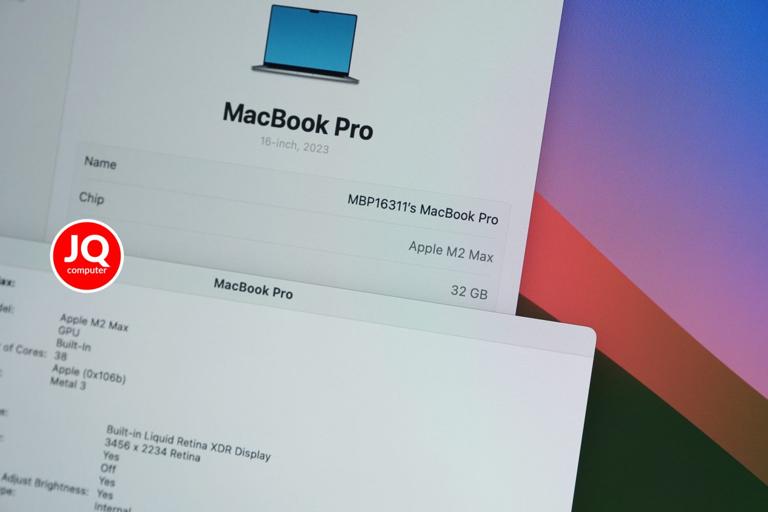 MacBook Pro 16" M2 Max, 2023 (CTO,Apple Care+) - Image 5