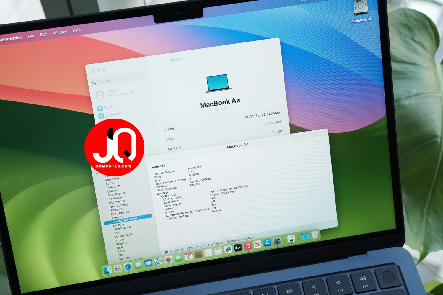 MacBook Air 13" Apple M2, 2022 (CTO) - Image 6