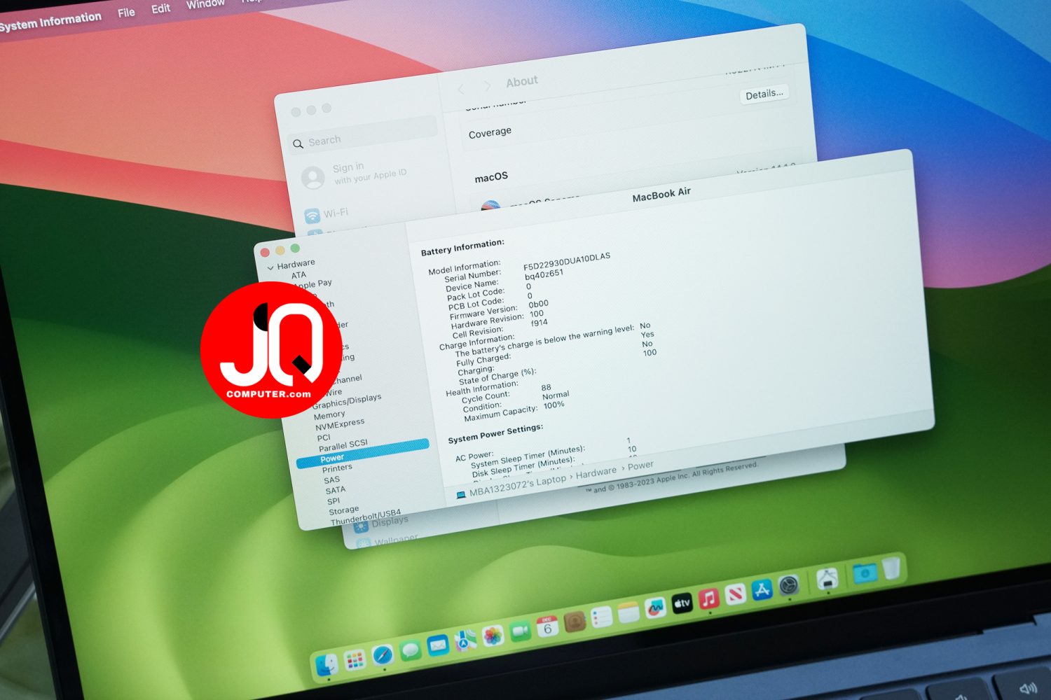 MacBook Air 13" Apple M2, 2022 (CTO) - Image 8