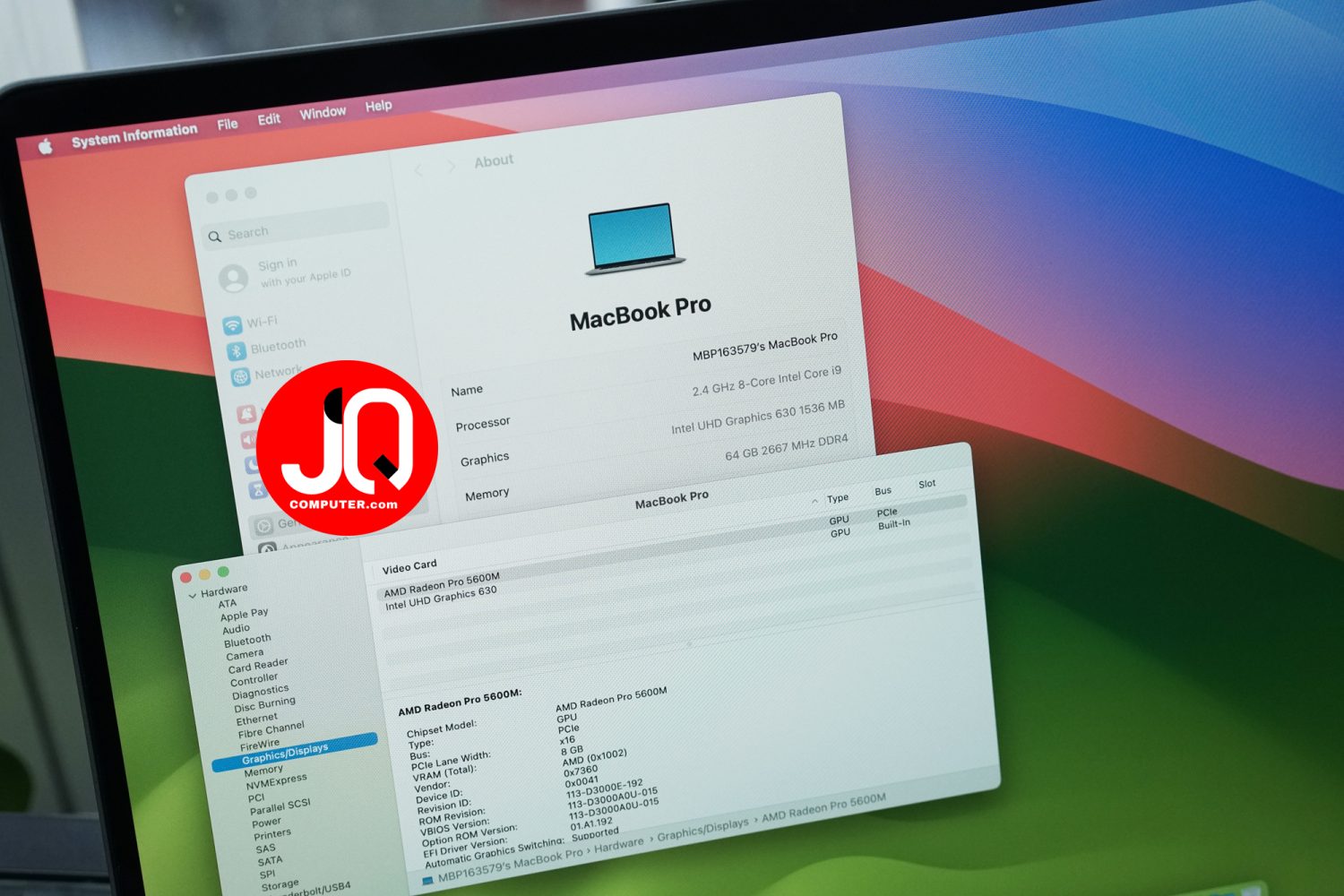 MacBook Pro 16" i9, 2019 (CTO,Apple Care+) - Image 6