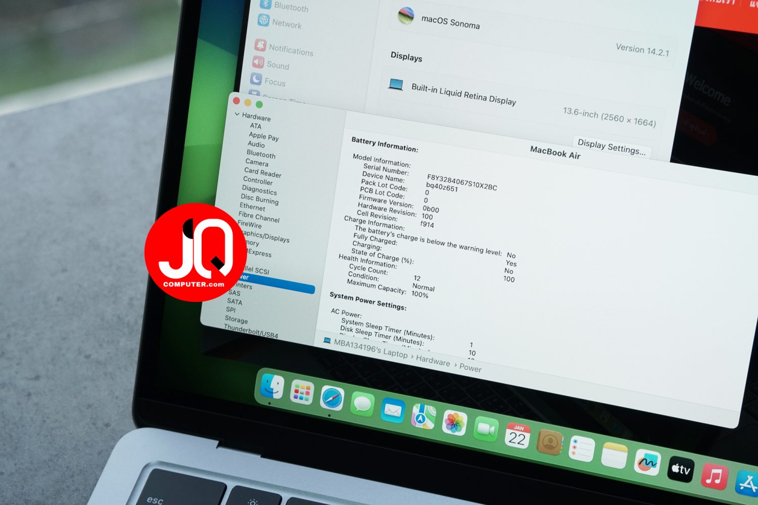 MacBook Air 13" Apple M2, 2022 - Image 8