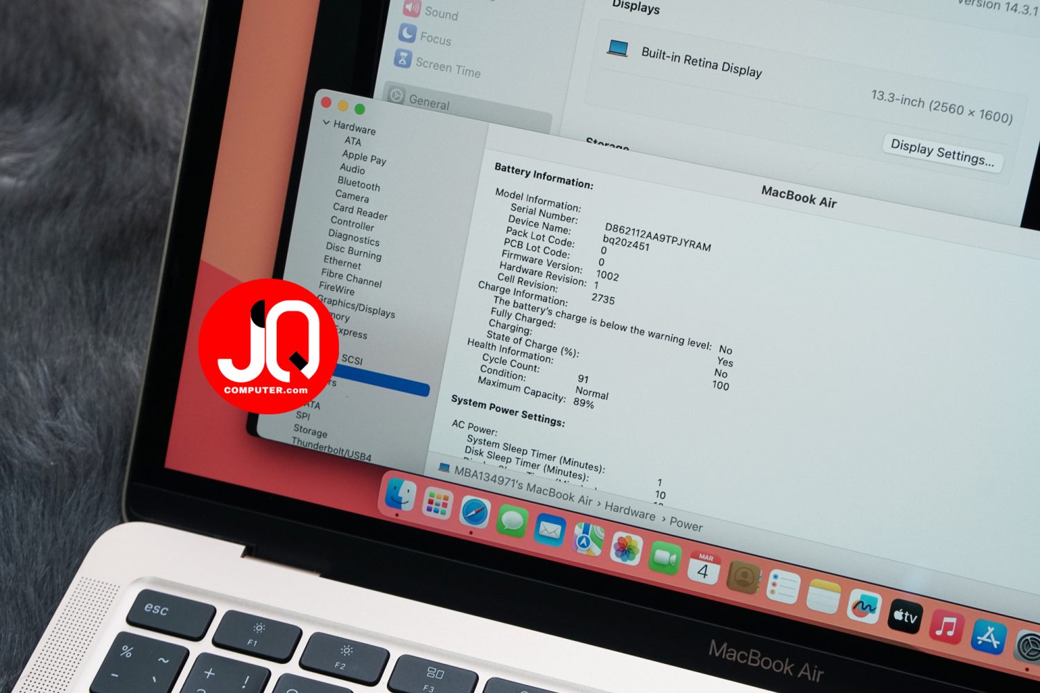 MacBook Air 13" Apple M1, 2020 - Image 8