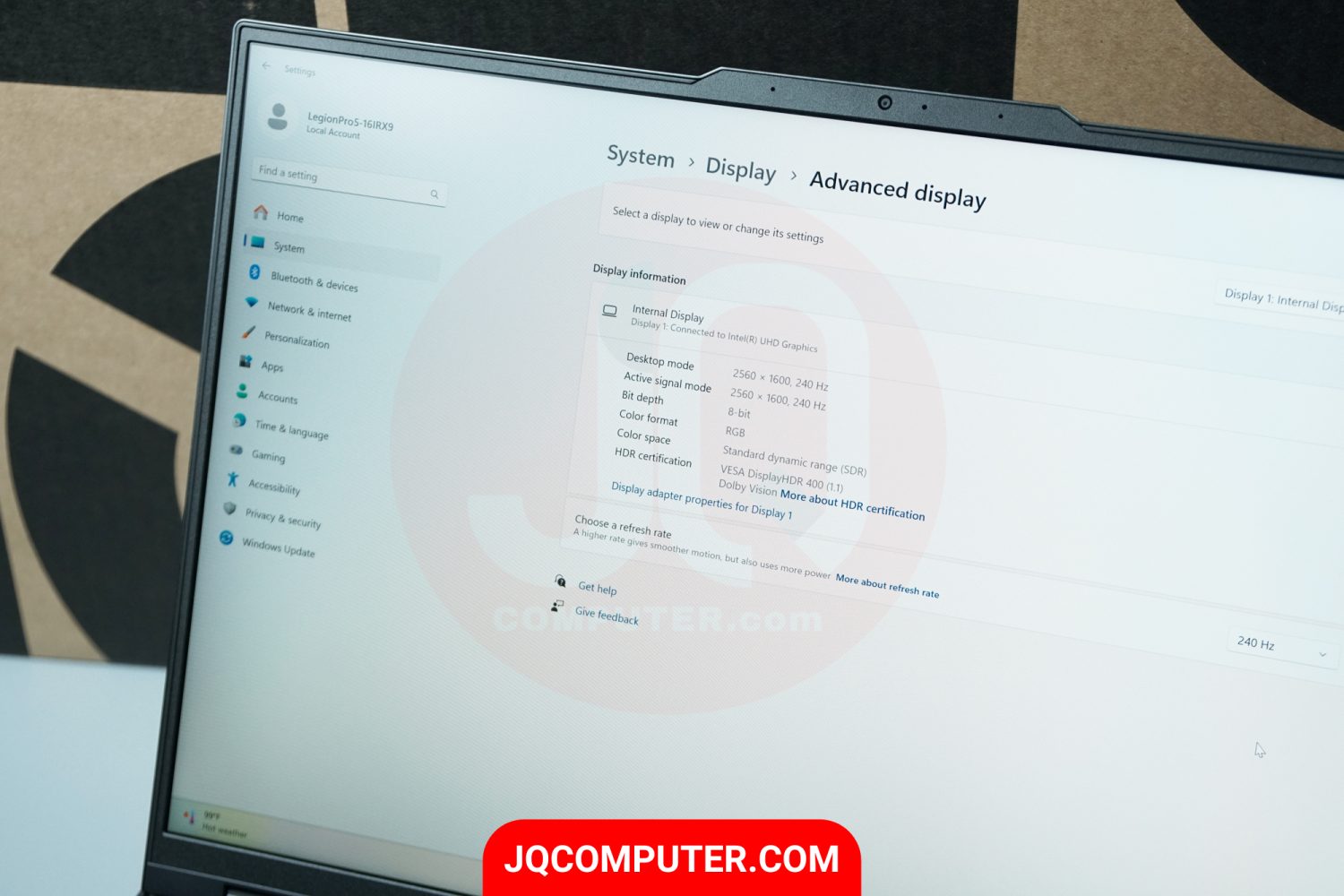 Lenovo Legion Pro 5 (16IRX9) - Image 9