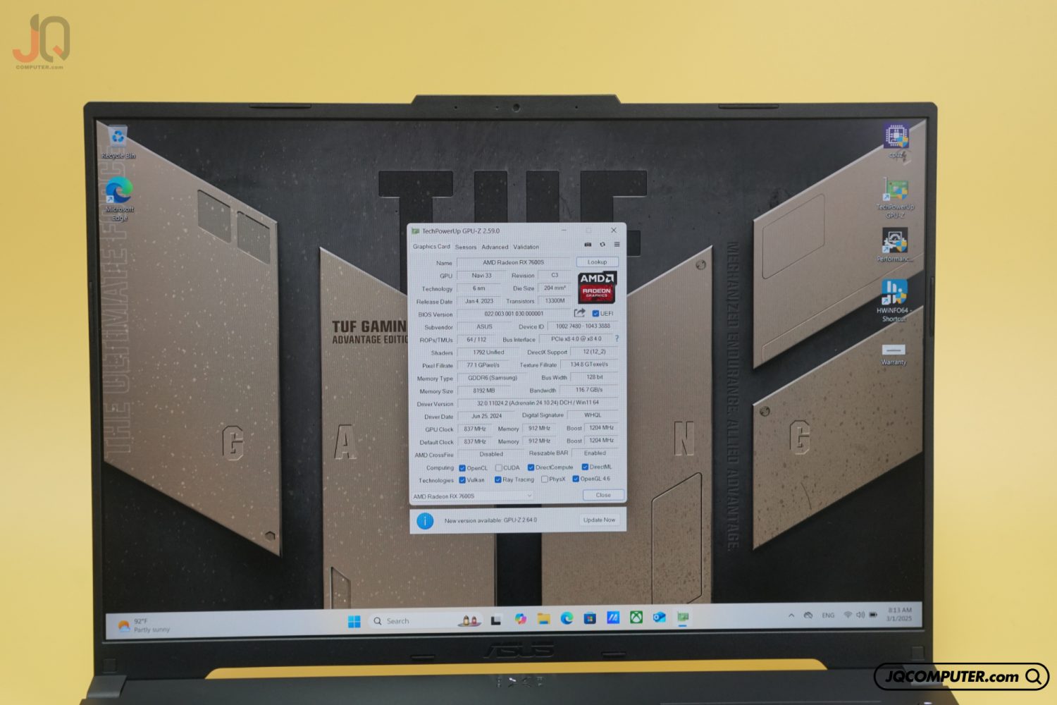 Asus TUF Gaming A16 Advantage Edition - Image 10