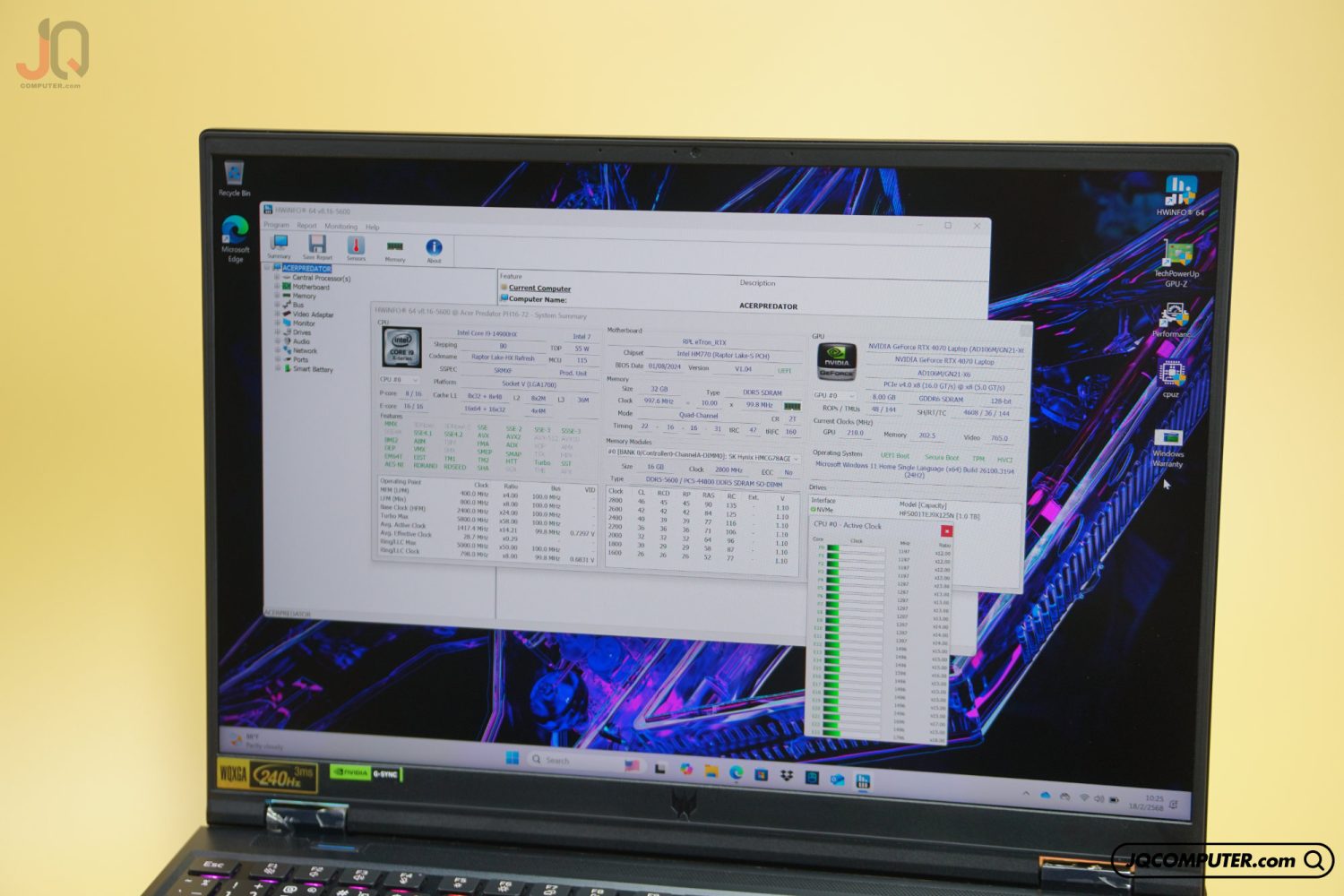Acer Predator Helios 16  (PH16-72-92WW) - Image 10