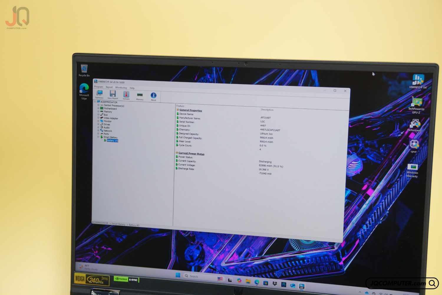 Acer Predator Helios 16  (PH16-72-92WW) - Image 11