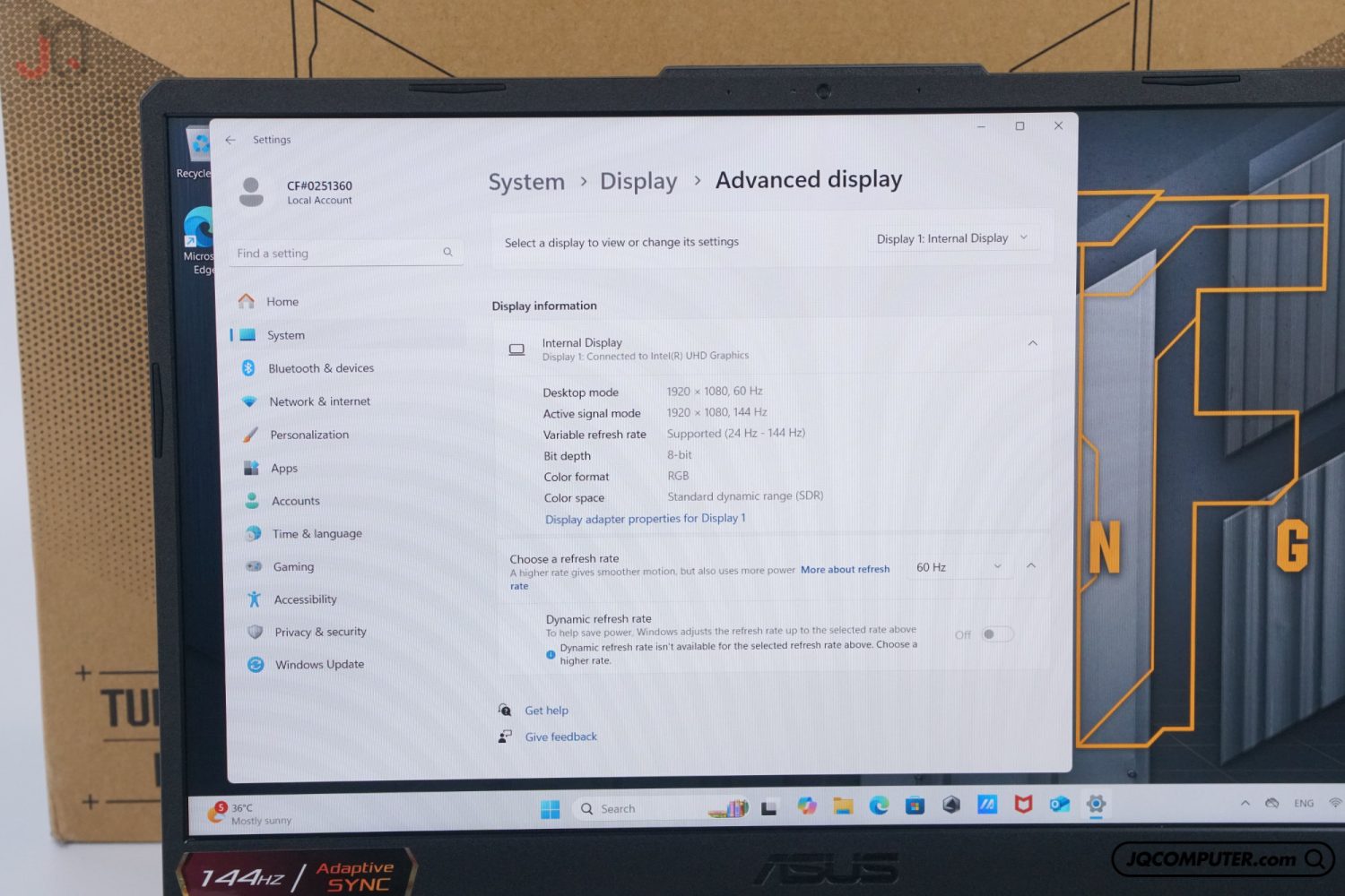 ASUS TUF Gaming F15 - Image 7