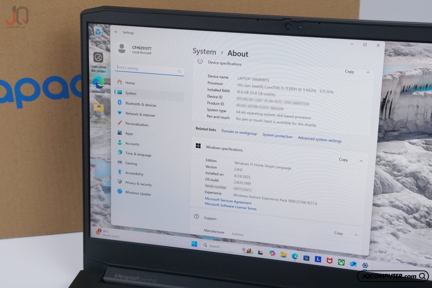 Lenovo IdeaPad Gaming 3 15IHU6 - Image 6