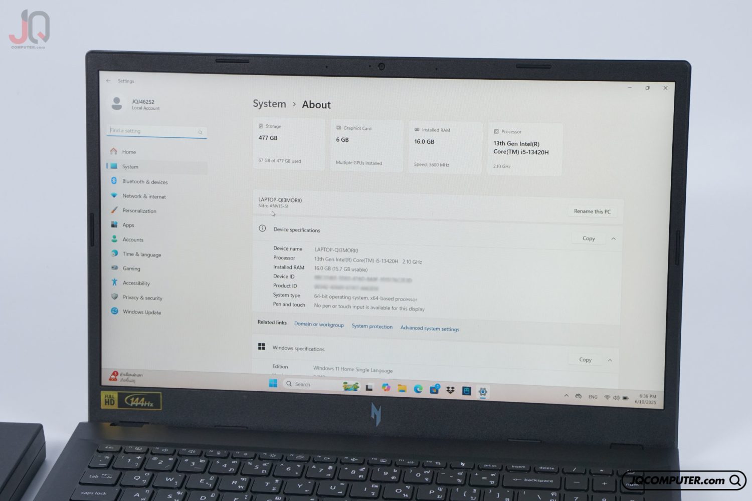 Acer Nitro V15 - Image 6
