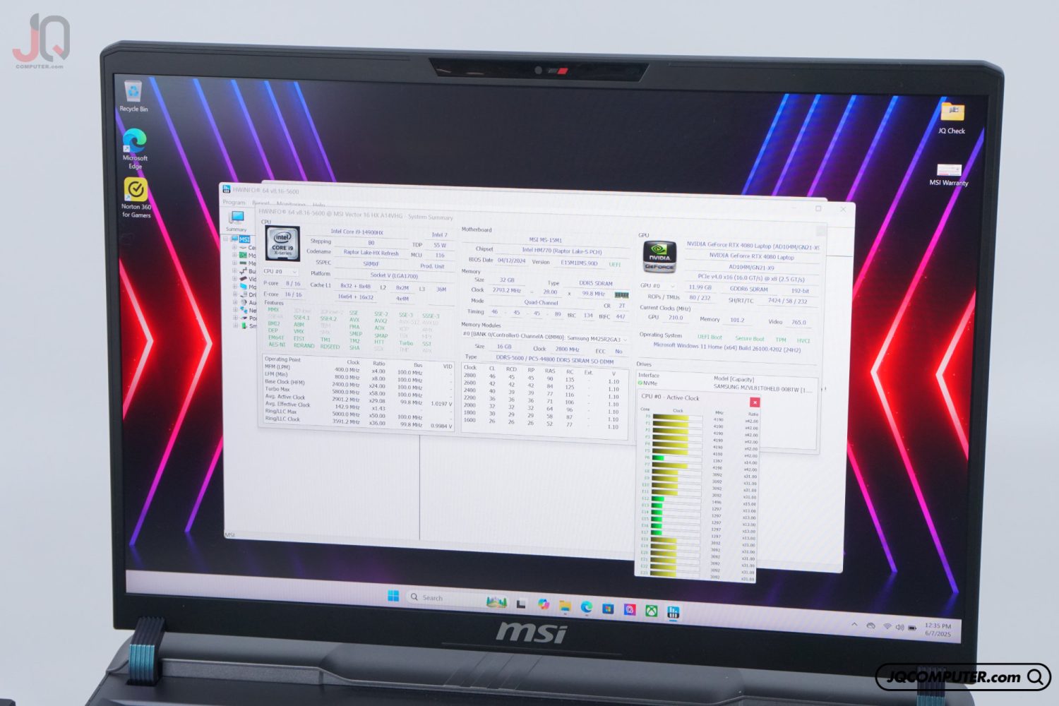 MSI Vector 16 HX - Image 8