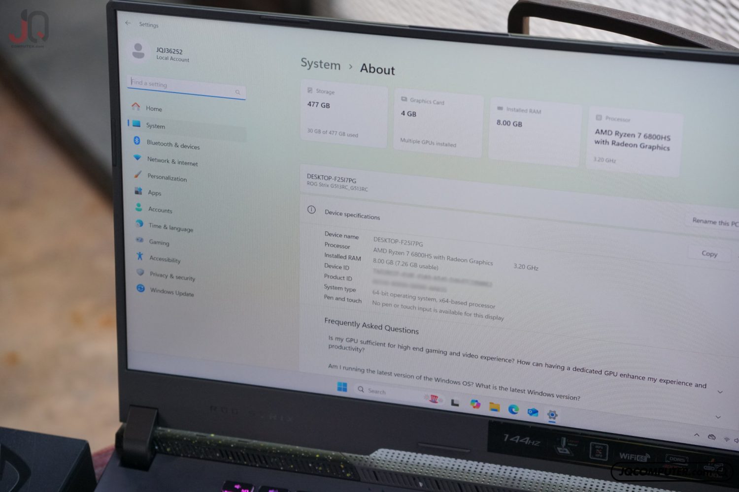 Asus ROG Strix G15 - Image 6