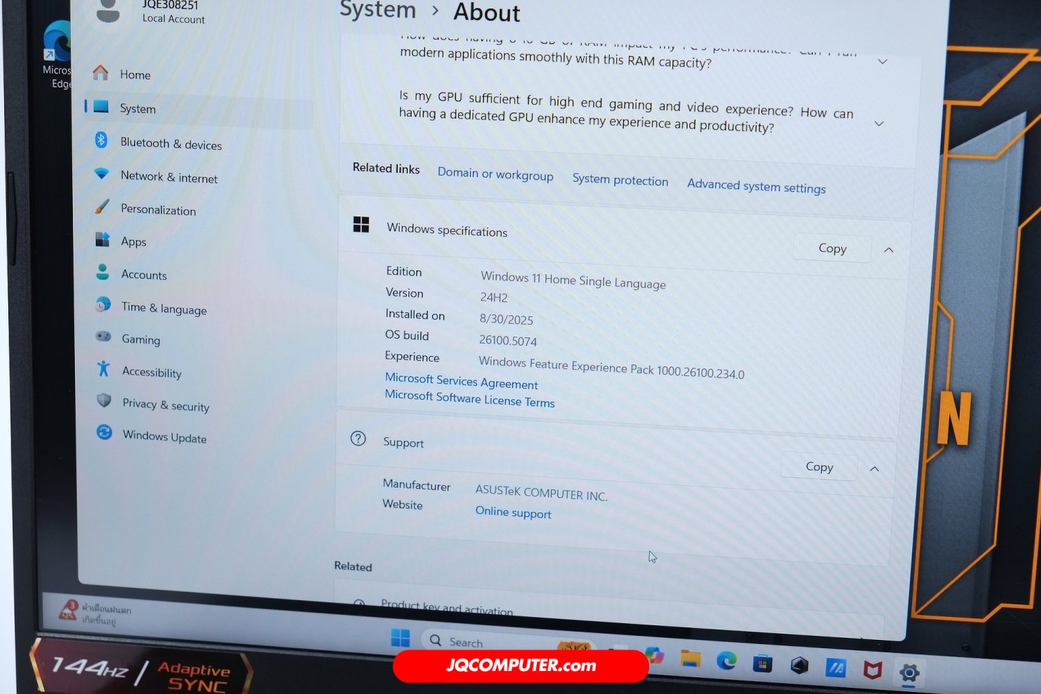 Asus TUF Gaming F15 - Image 10