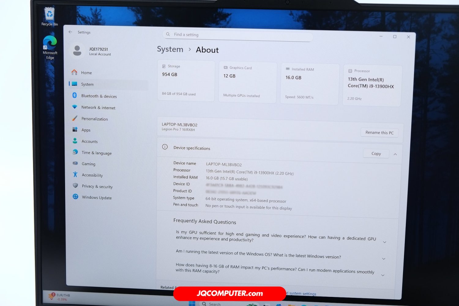 Lenovo Legion Pro 7 - Image 10