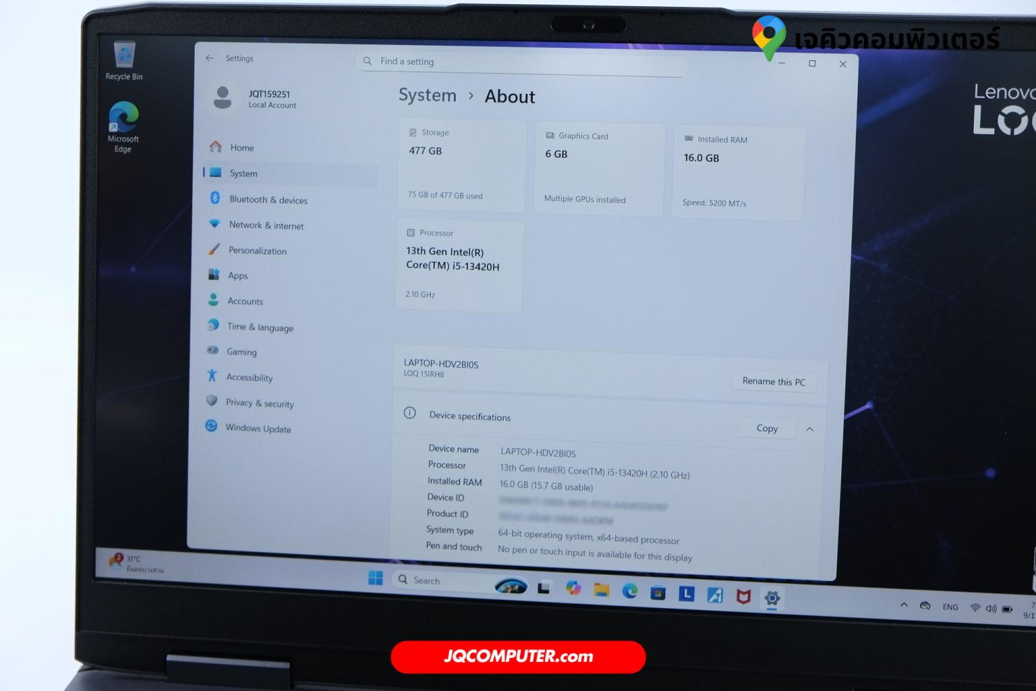 Lenovo LOQ 15 - Image 9