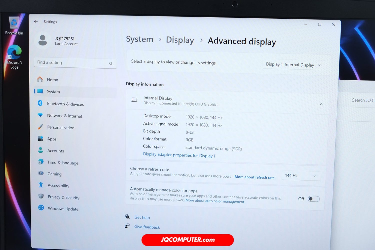 MSI GF63 Thin - Image 10