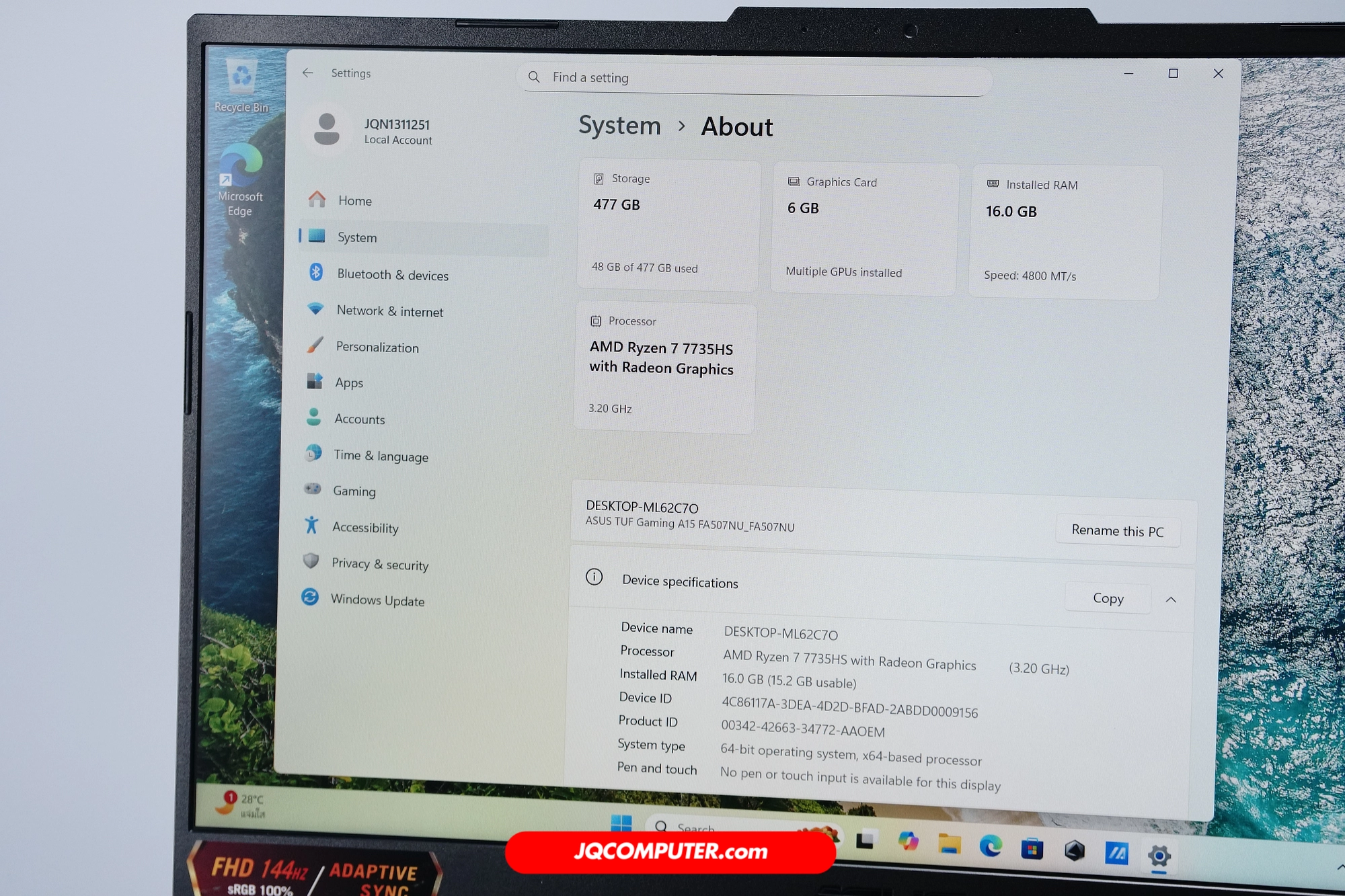 Asus TUF Gaming A15 - Image 19