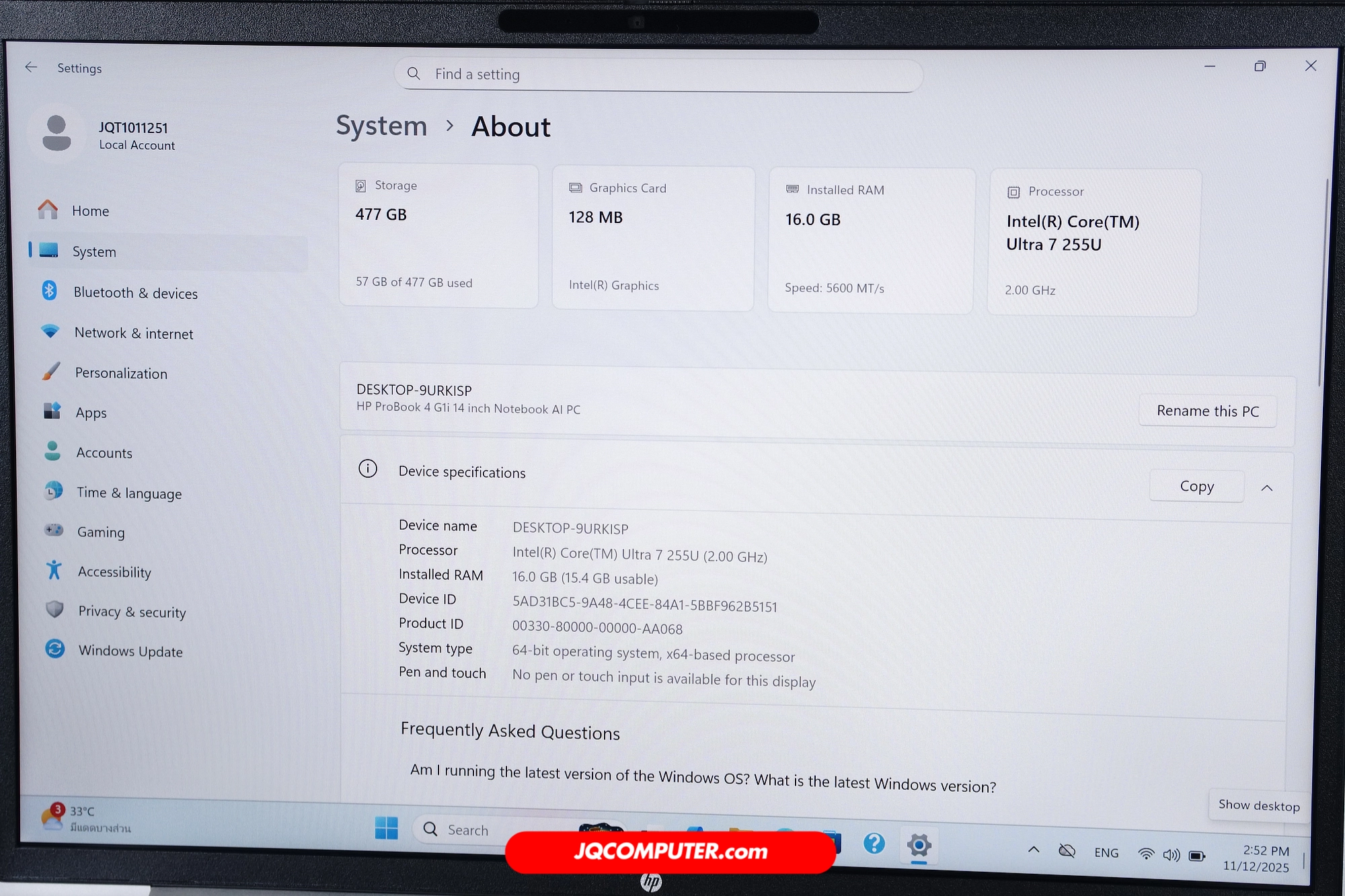 HP ProBook 4 G1i Business Laptop - Image 16