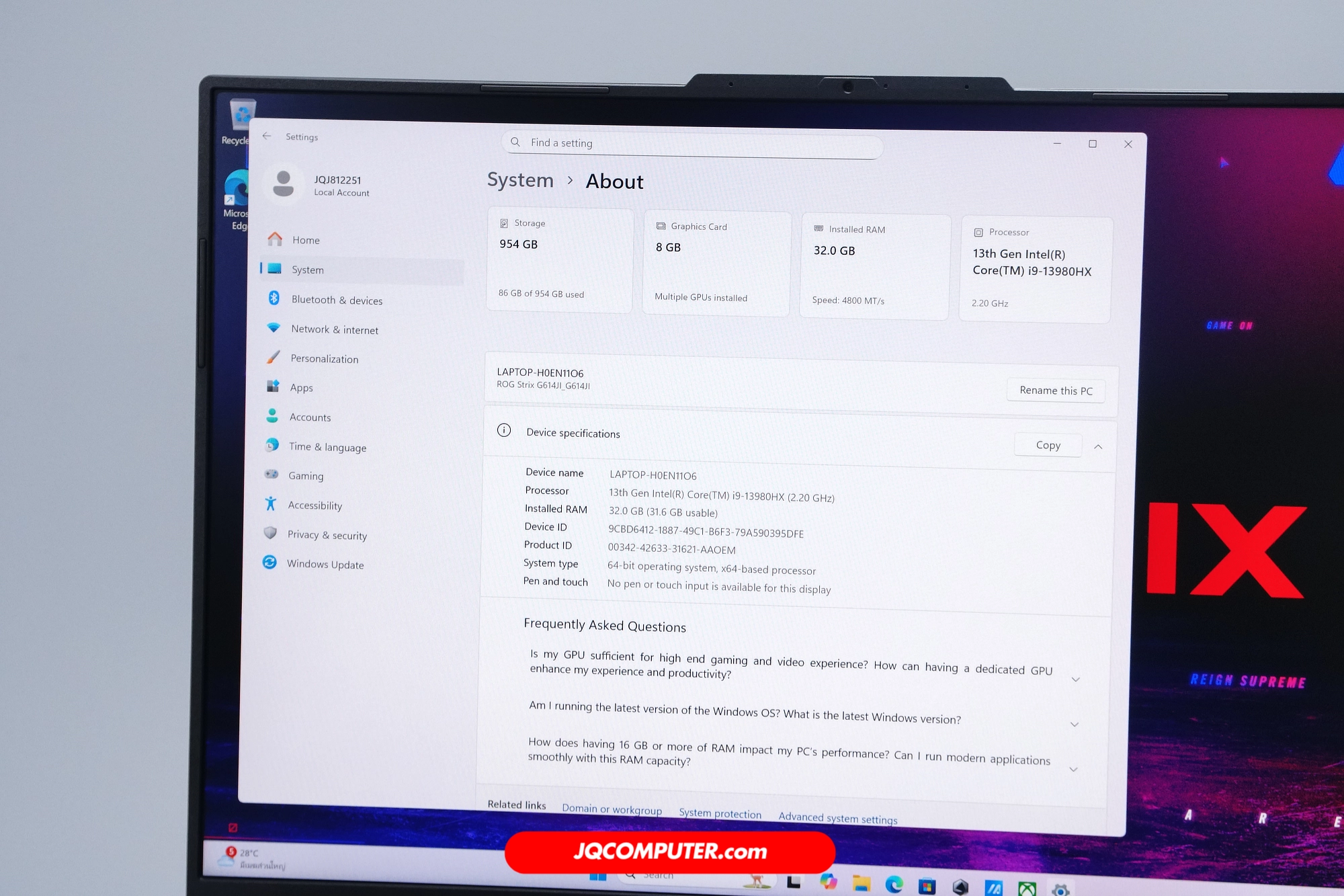 Asus ROG Strix G16 (2023) - Image 15