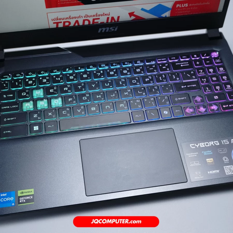 Alternative view of MSI Cyborg 15